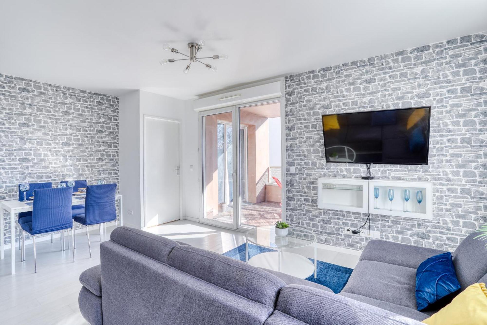 "Le Serenity ", Appartement Spacieux ,Balcon, Parking Prive Gratuit, Netflix, Proche Cdg Et Stade De France Stains Exterior photo
